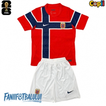 Norvegia Echipament de Fotbal Replică Mondial 2026 Copii Acasa (+ Șorturi)
